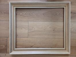 cadre moderne gris et or 55x46 cm