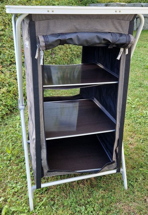 Eurotrail Campingschrank (faltbar, grau/braun) Kaufen auf Ricardo