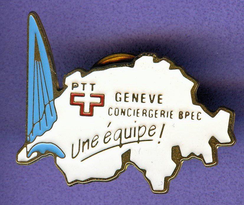 Placchette & Badge: PTT   GENEVE – Usato da Winterthur venduto da Sammleroase