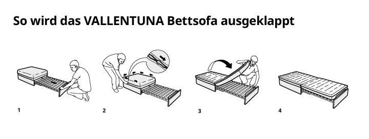 Ikea Sofas: IKEA Vallentuna Bettsofa – Gebraucht aus Ehrendingen von 2Guagua2 6