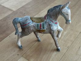 Pferd aus Holz, 20 x 21 cm, gut erhalten