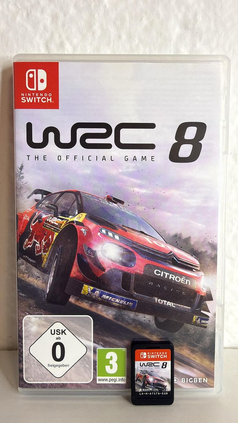 Spiele: Nintendo Switch WRC 8 Rally Spiel – Gebraucht aus Ehrendingen von lax21