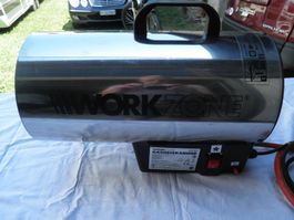 Gasheizkanone WORKZONE. 2 Std. gebraucht. Top Zustand.