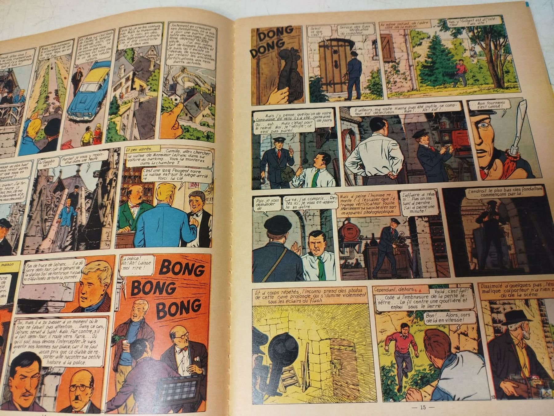 Comics: Lefranc - L'ouragan de feu EO 1961 - Jacques Martin – Gebraucht aus La Chaux-de-Fonds von Emmaus2300CDF 6