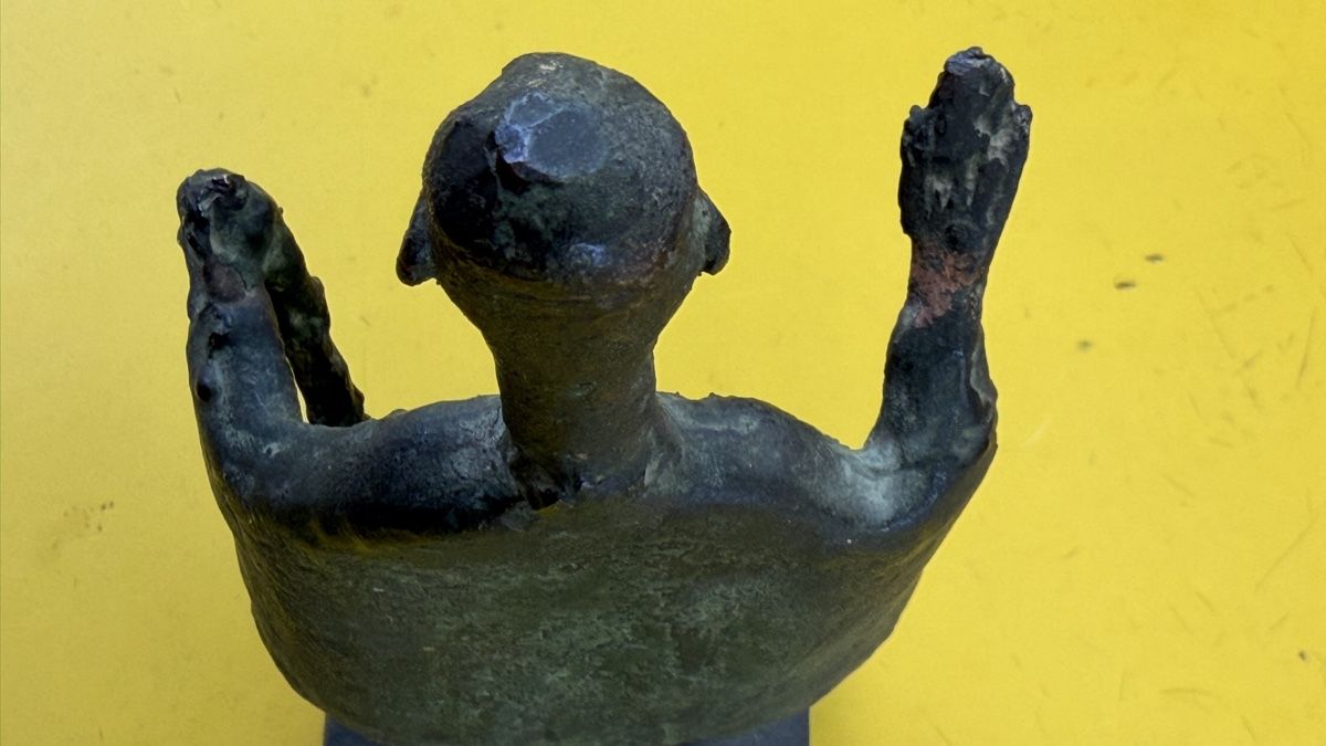 Skulpturen & Statuen: Sardinien Weihegabe aus Bronze Häupling – Gebraucht aus Riedholz von Frettchen63 7