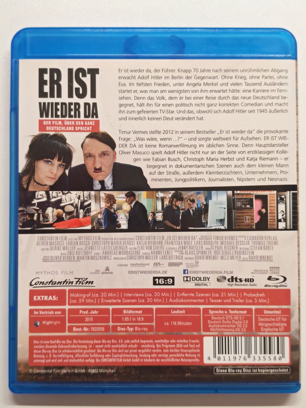 Tutti i DVDs: Er ist wieder da – Usato da Liestal venduto da Kratzilla 2