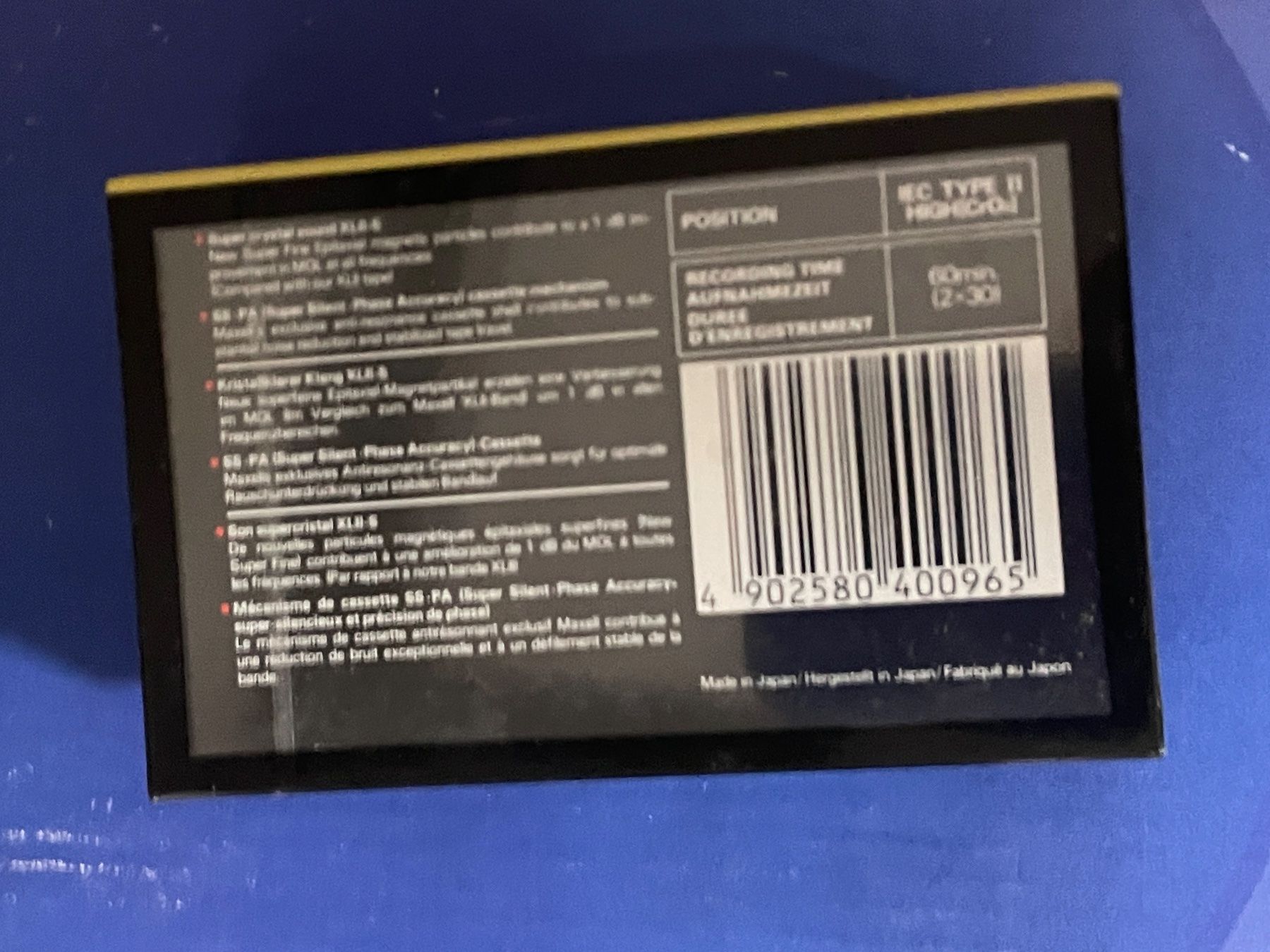 Kompaktkassetten: Maxell XLII-S 90 – Gebraucht aus Muri b. Bern von AdidasCollector 2