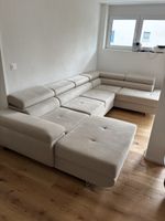 Sofa beige mit Schlaffunktion guter Zustand