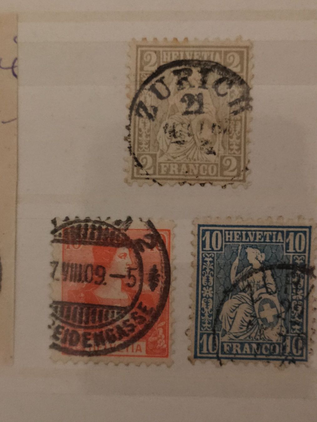 Tutti i francobolli: Briefmarken Schweiz, – Usato da matten b. interlaken venduto da jfran17 4