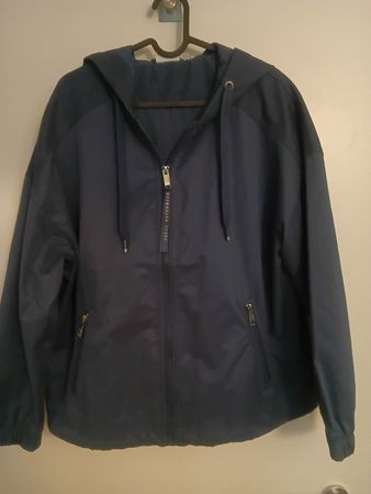 Übergangsjacke Cecil dunkelblau mit Kapuze Grösse L