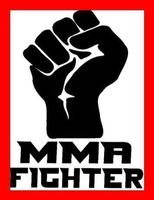 Autosticker MMA Fighter Schwarz Sambo Boxen Kickboxen BJJ