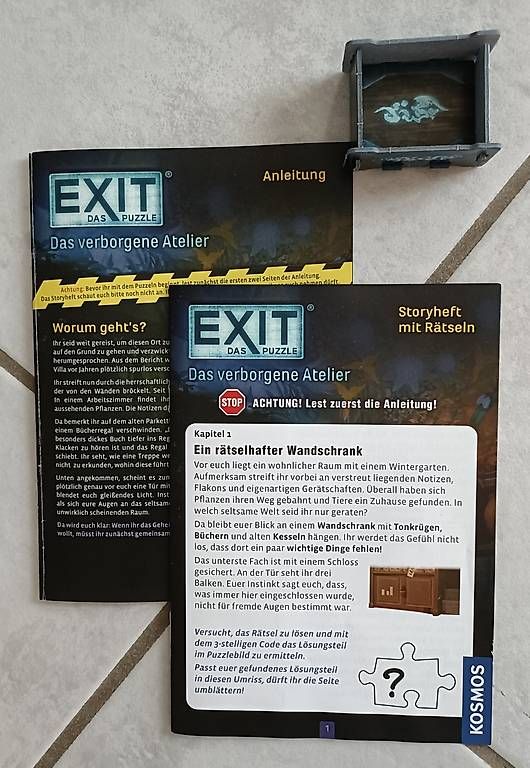 Ravensburger Puzzle: EXIT - Das Puzzle: Das verborgene Atelier, 500 Teile – Usato da Münchenstein venduto da Bouba3 3