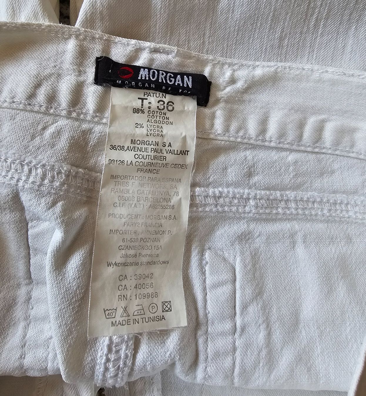 Morgan Hosen: Morgan: weisse Shorts  Gr. 36 – Gebraucht aus Füllinsdorf von Sunnebliemli7 2