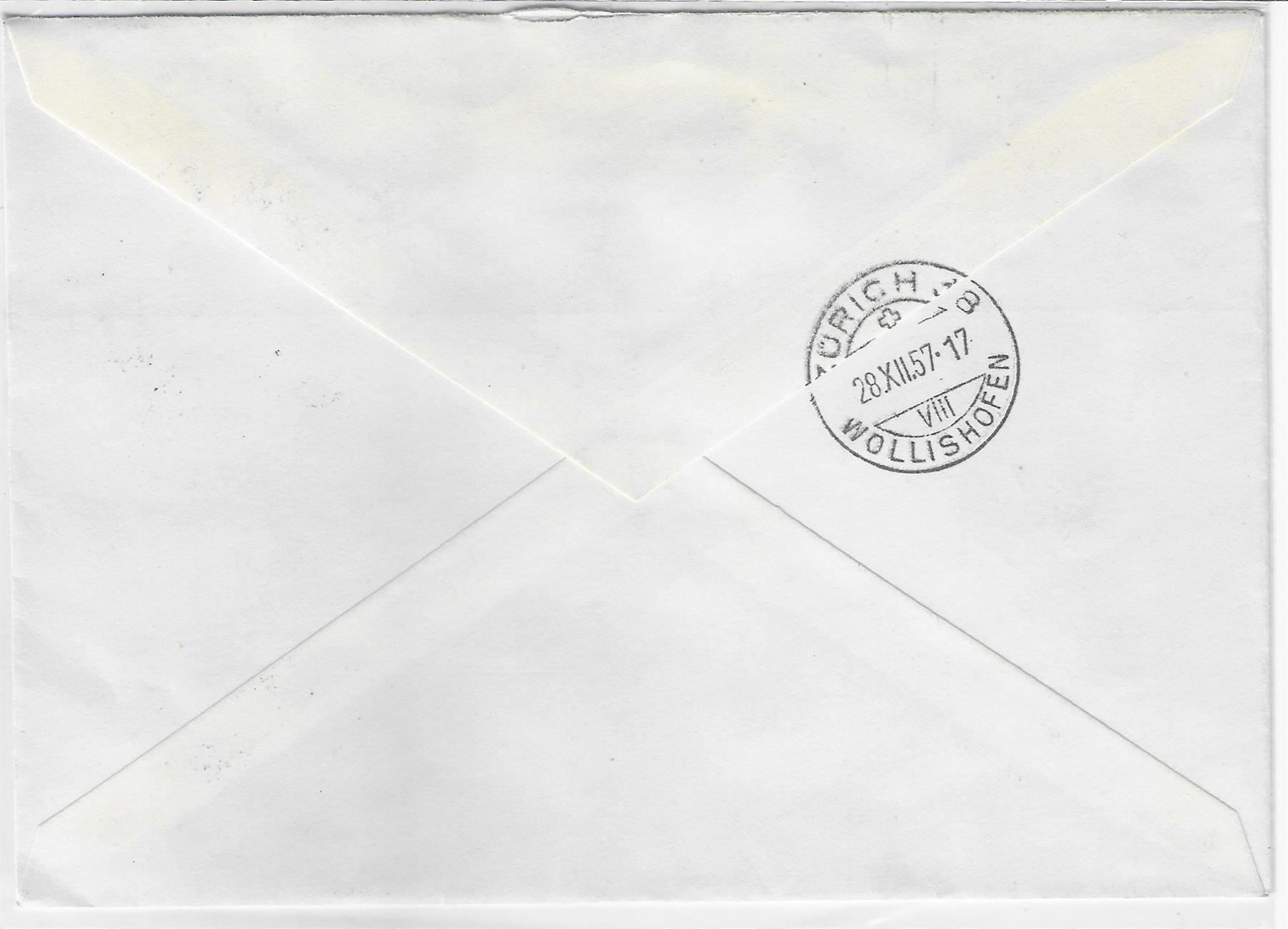Tutti i francobolli: Satzbrief 1957 J168-J172 Bethlehem – Nuovo e nell'imballaggio originale da Ettingen venduto da Kartenplanet 1