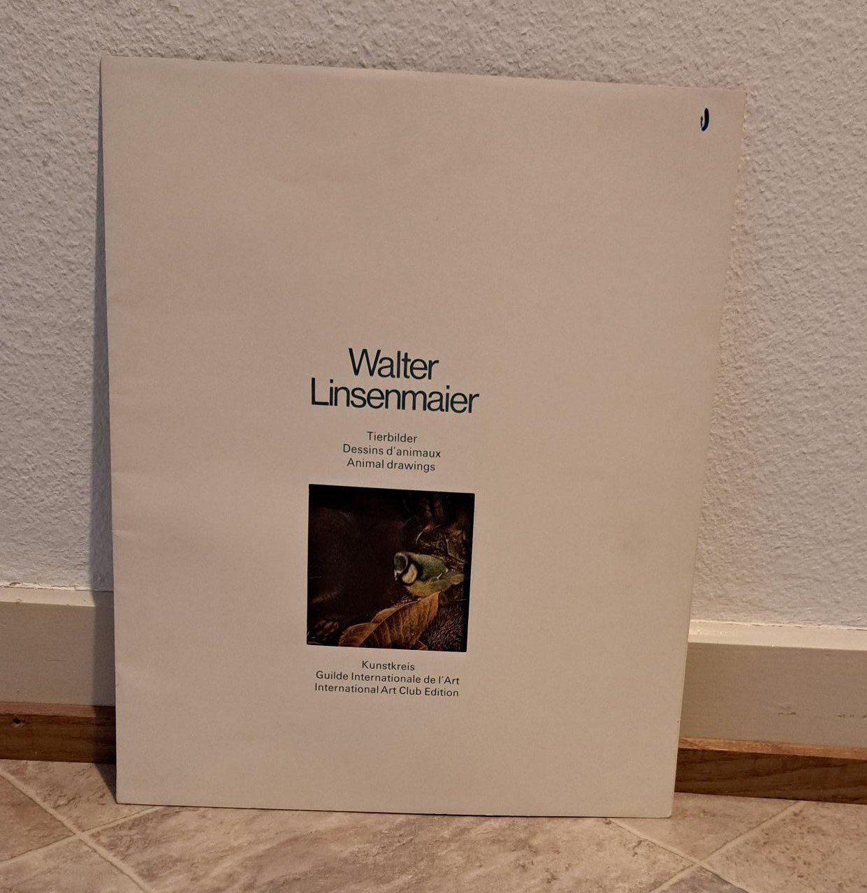 Foto & Immagini: Walter Linsenmaier, CH-Künstler, 3 Tierbilder, Kunstdrucke – Usato da Basel venduto da Patiscat 5