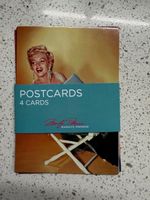 Lot 4 cartes post. off. -  Expo "Becoming Marilyn Monroe" ZH
