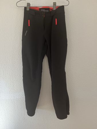 Pantalon imperméable Quechua noir - 10-11 ans
