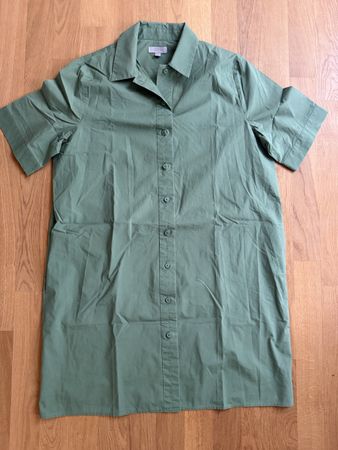 Kleid COS kurzarm grün Gr. L 40 guter Zustand