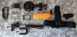 GoPro HERO4 Silver Set mit Touchscreen,Tasche & viel Zubehör