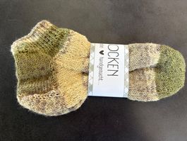 selbst gestrickte Socken