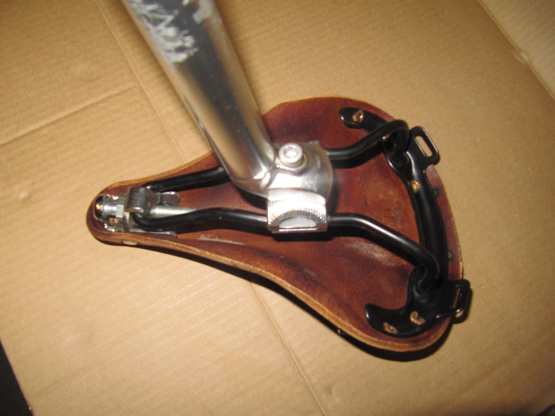 Ersatzteile: Velo Sattel aus Leder Brooks – Gebraucht aus Basel von stefan4057 4