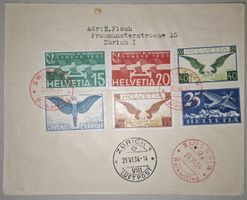 Swissair Brief Balkanflug 