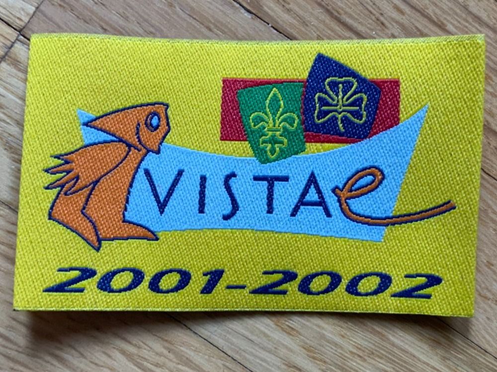 Patches: Pfadfinder Stoffabzeichen, VISTA 2001-2002 – Gebraucht aus Wallisellen von sco_dfg2