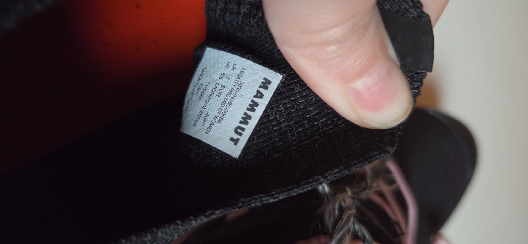 Mammut Damenschuhe: Mammut Aegility Trekkingschuh 40 2/3 UK7 – Gebraucht aus Escholzmatt von taste86 3