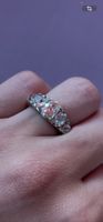 Bague Jarretière Or 750 Diamants Poids 5.32g Taille 54