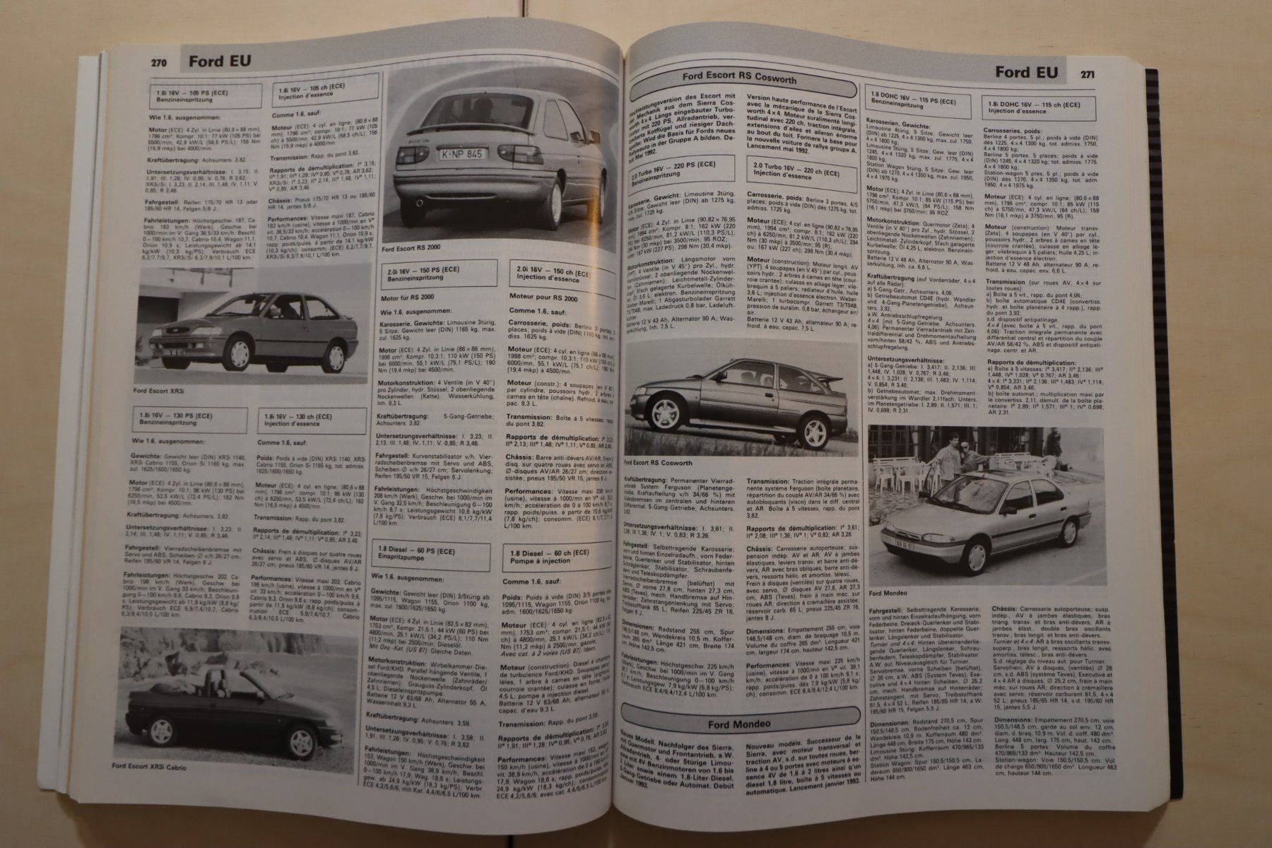 Livres: AR Automobile Revue Katalog 1993 – D'occasion à Emmetten par Super008 7