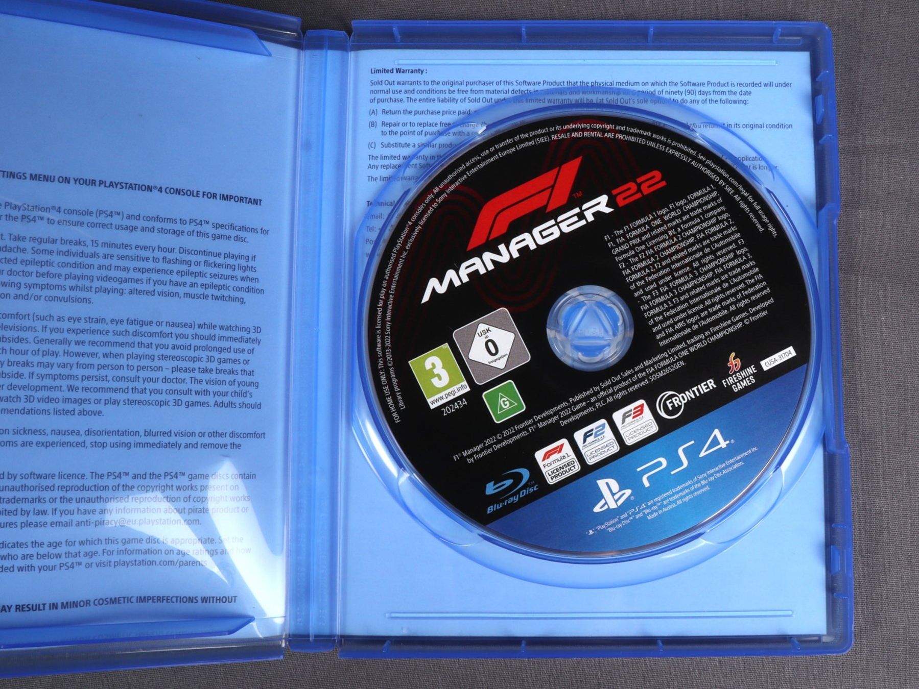 Giochi: PS4 F1 Manager 22 – Nuovo (secondo la descrizione) da Steinen venduto da Restwert_Steinen 1