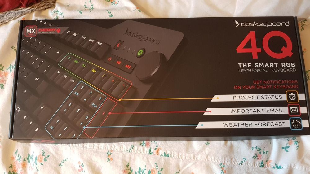 Das Keyboard 4Q RGB DE cherry brown + O-Ringe (Neu (gemäss Beschreibung ...