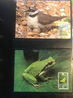 WWF Liechtenstein 1989 Satz bedrohte Tierarten Maximumkarten