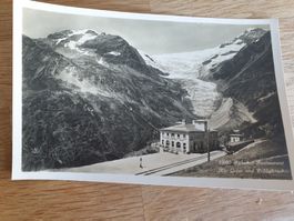 Postkarte Alp Grüm und Palügletscher