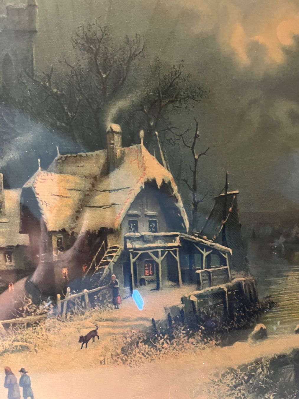 Tableaux: Gemälde Winterlandschaft – D'occasion à Niederrohrdorf par Oldfan 1
