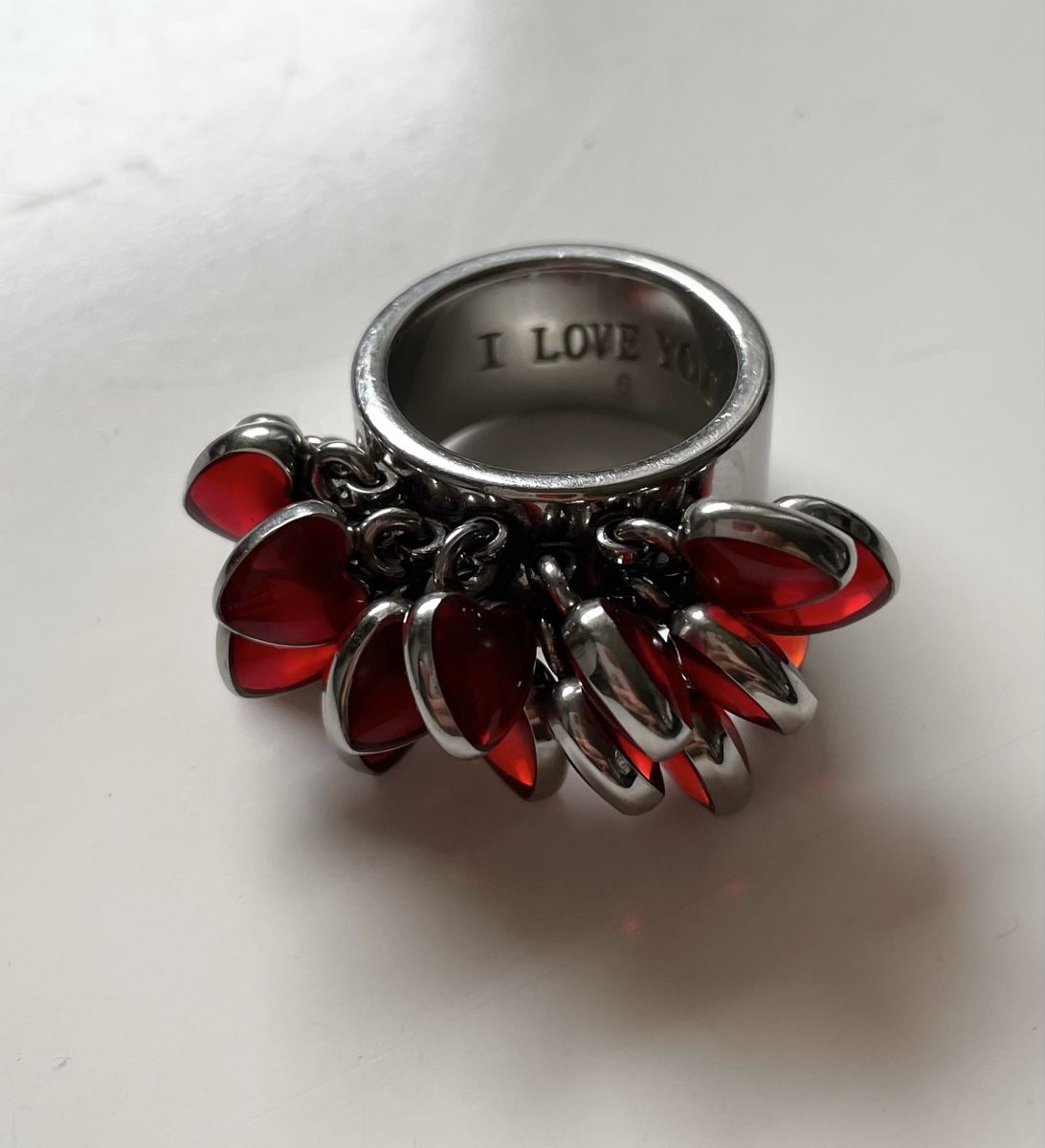 Swatch Anelli: Swatch Ring Rot mit Herzli, Gr. 6, Sommer-Accesso – Usato da Meilen venduto da delta-da-spica