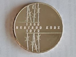 20 Fr. Gedenkmünze 1992 Gertrud Kurz