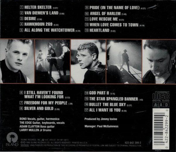CD: U2 – Rattle And Hum – Usato da St.Gallen venduto da jalamusic 1