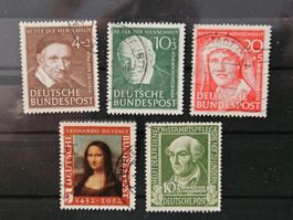 Deutschland 1949 - 1952,  (Kat. 50.--) ab 3.-