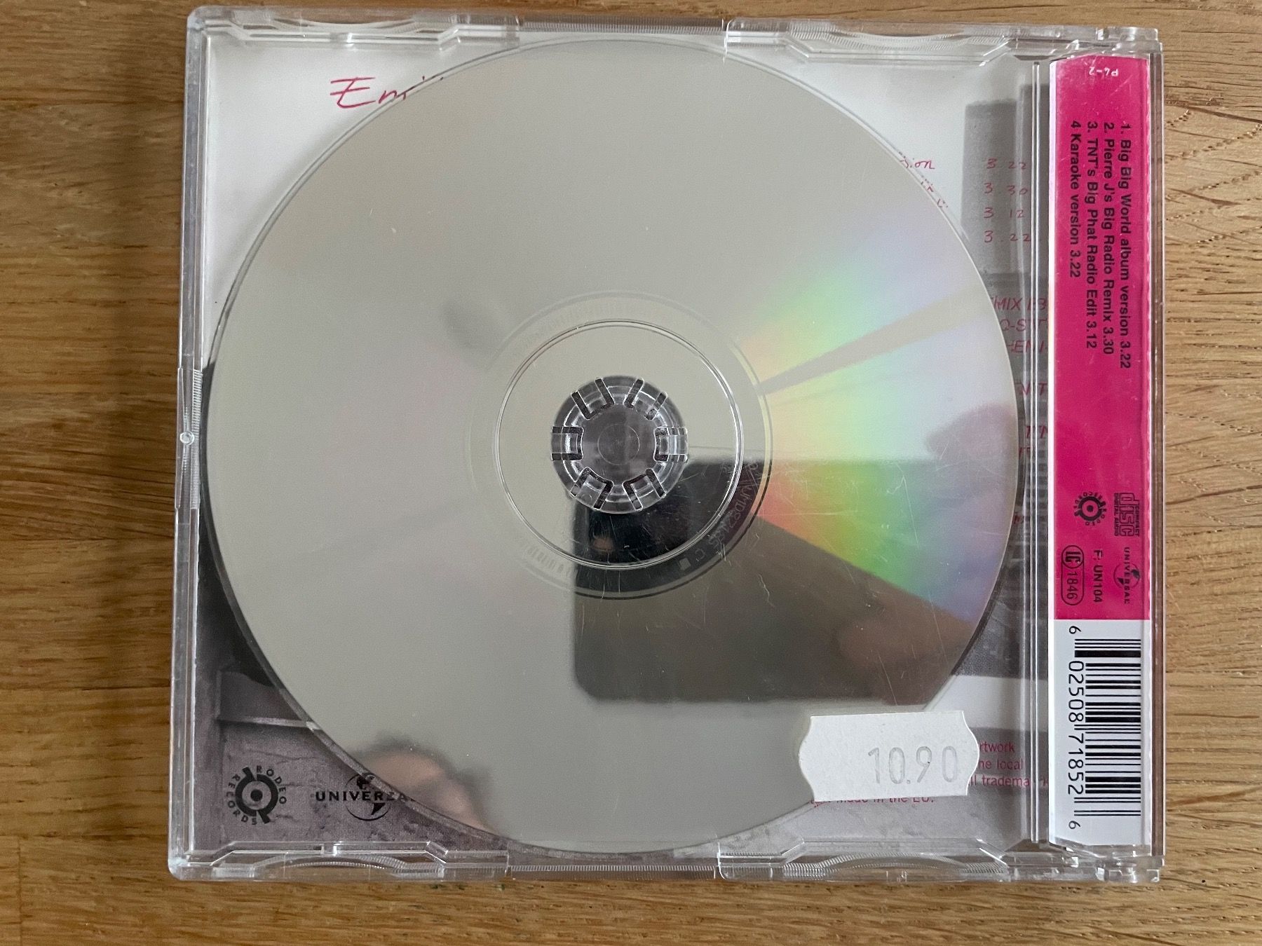 CDs: CD / Single - Emilia - Big Big World - 1998 – Gebraucht aus Winterthur von Secondhand-Family 1