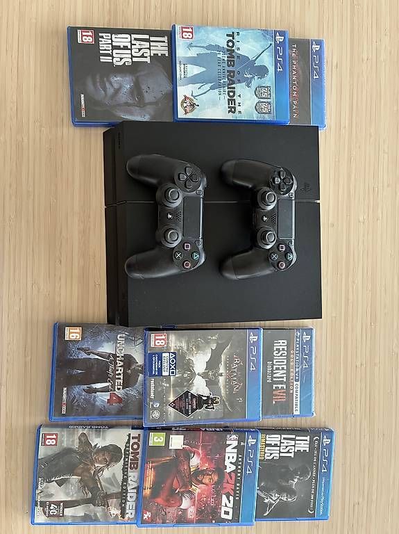 Konsolen: PS4 + 9 games – Gebraucht aus Mels von lio_6yqm