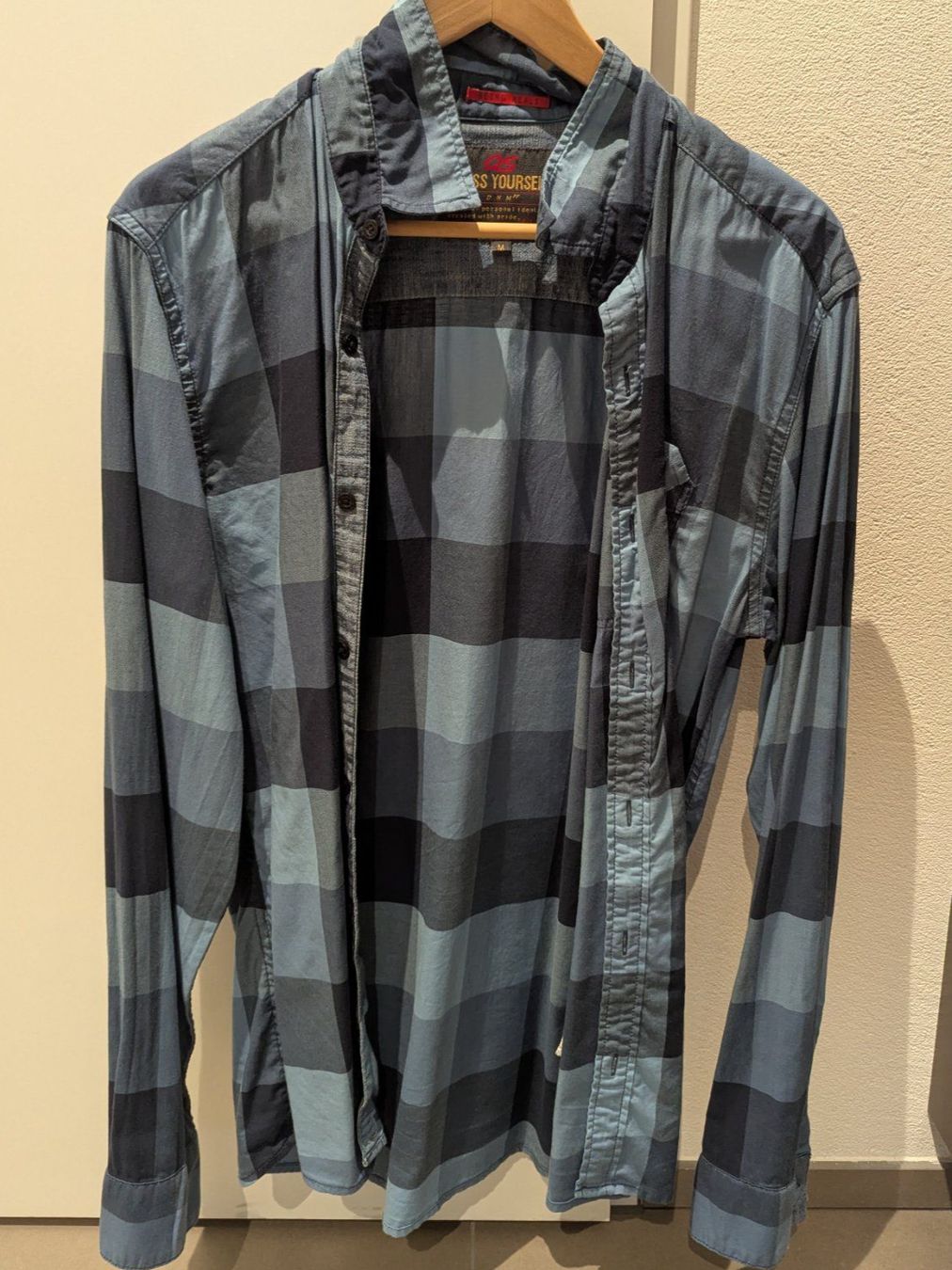 S.Oliver Camicie: S. Oliver Langarmhemd "Dress yourself", Gr. M – Usato da Samstagern venduto da Gc8