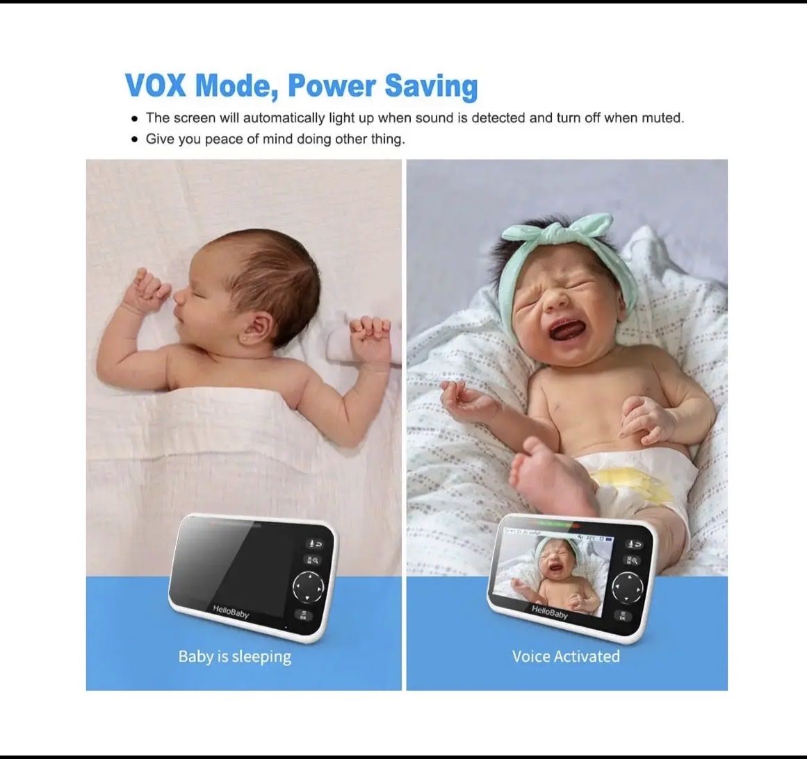 Babyphones: Babyphone mit Kamera 5 Zoll Farbdisplay – Neu und originalverpackt aus Winterthur von b-mem 4