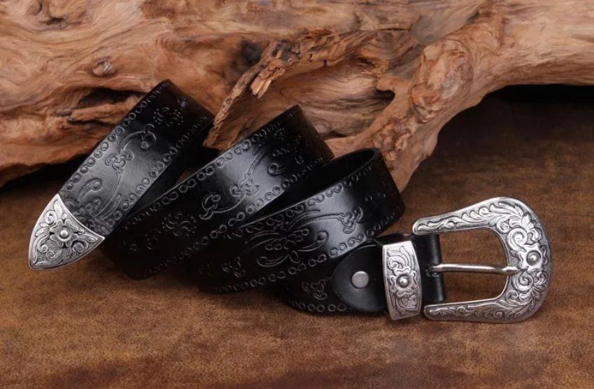 Cinture: Schwarz Ledergürtel Westerny Cow – Nuovo e nell'imballaggio originale da Lausanne venduto da FASHION-WORLD-SHOP 3