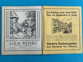 Bürkli’s ZÜRICHER KALENDER 1917