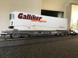 ROCO H0 GALLIKER TRANSPORTWAGEN WECHSELSTROM
