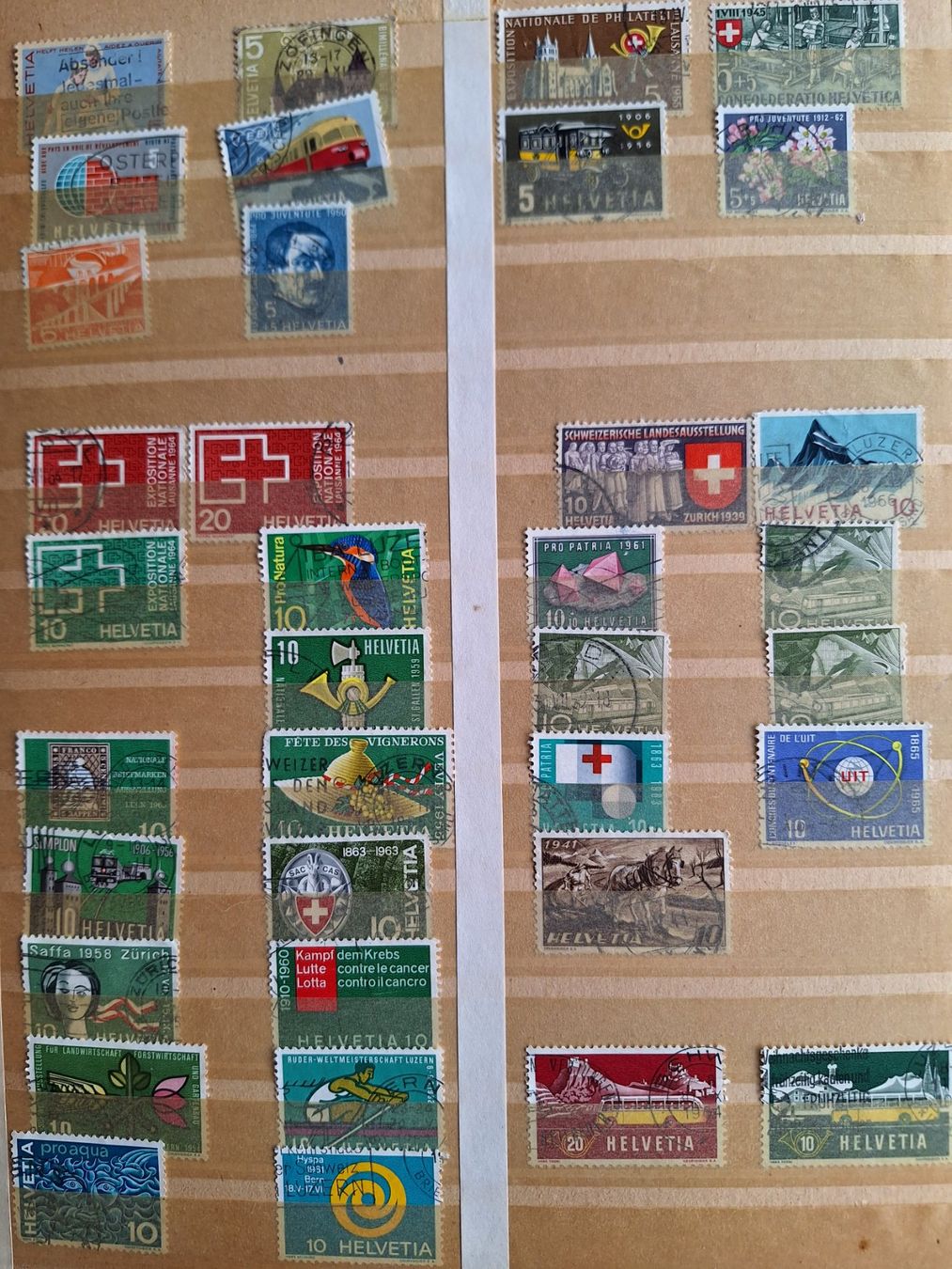 Alle Briefmarken: LOT ALTE BRIEFMARKEN – Gebraucht aus Huttwil von Kunterbuntli 1