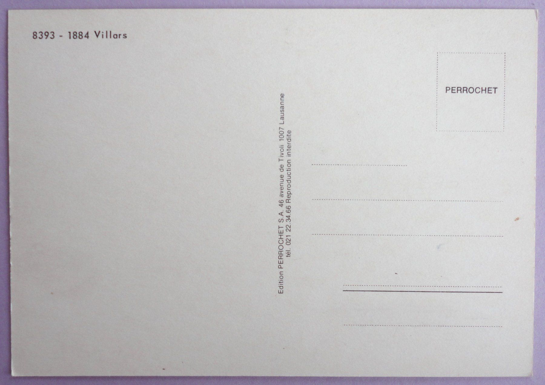 Cartoline postali: Villars – Usato da Fétigny venduto da Billy2miny 1