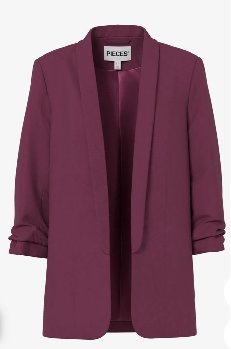 Pieces Vestes: Blazer 3/4 Pieces - grape wine  – D'occasion à Courtelary par joliman
