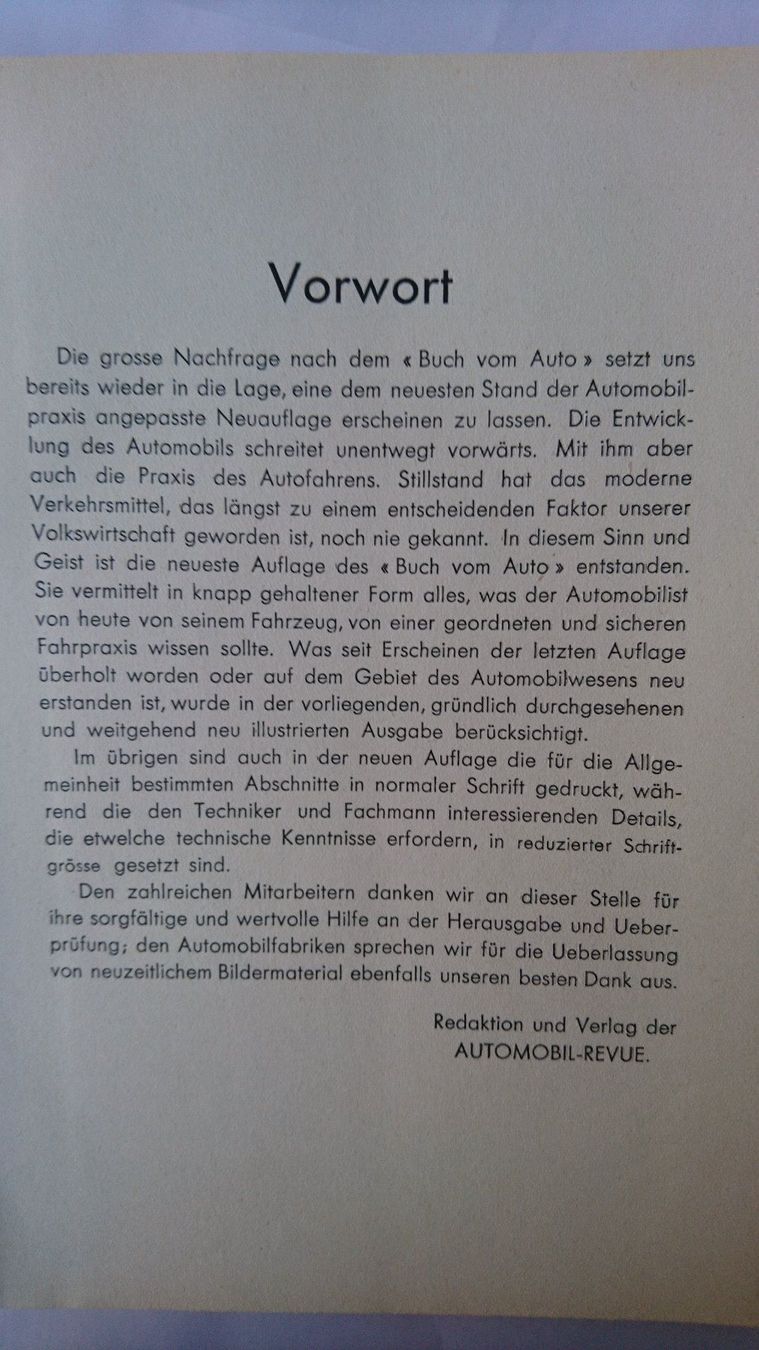 Libri: Das Buch vom Auto 1939 – Usato da Wettswil venduto da roma010 1